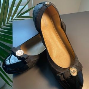 Michael Kors patent ballet flats size 8.5
